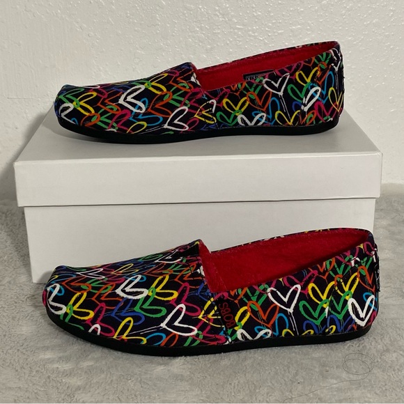 BOBS from Skechers J Goldcrown Heart Wall Slip On Shoes Women’s Size 6 - Picture 2 of 10